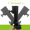 Golf Cart Umbrella Holder Adjustable Umbrella Quantity Attachment for Golf