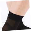 FOMIYES 3 Pairs Ankle Protector Socks Compression Plantar Relief Elastic