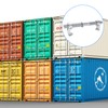 ZUIWAN 4 Pcs Heavy Duty 380 mm Galvanized Shipping Container