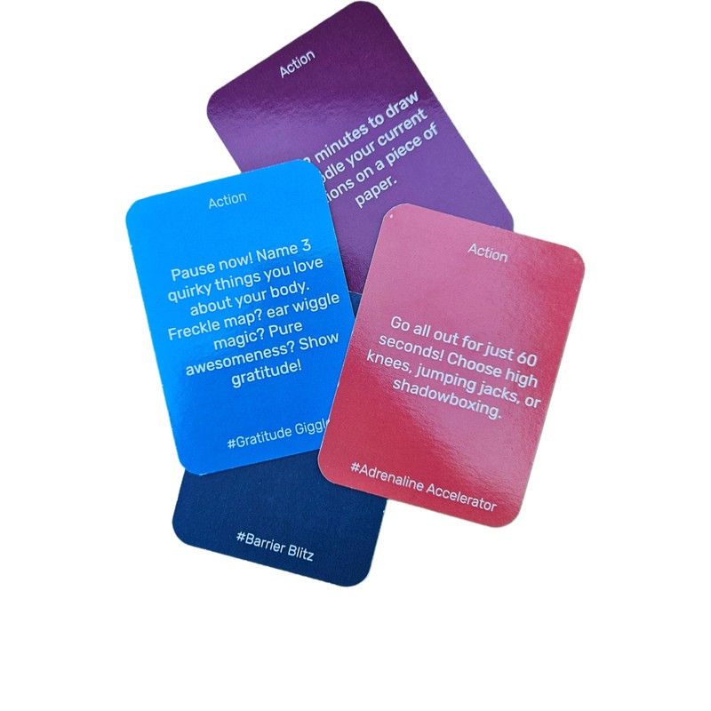 Fitness Spark Card Deck – 2-Minute Wellness Prompts