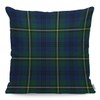 WONDERTIFY Tartan Cushion Cover Yellow Lockerby Johnston Clan Plaid Scottish