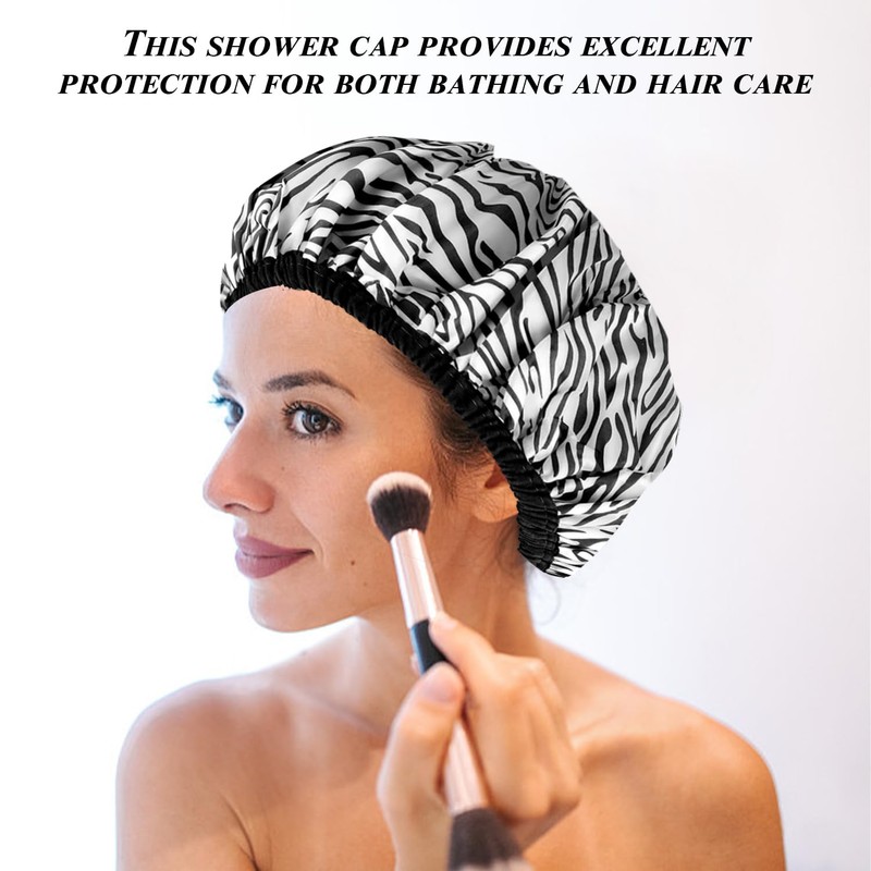 4Pcs Shower Caps For Women, Waterproof Shower Caps, Hair Care