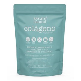 Joycare Natural Colageno Hidrolizado con Matcha (+ Omegas esenciales), Suplemento Alimenticio/Nutricional Supplement (Presentación de 330 gr)