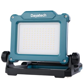DAYATECH Cordless LED Work Light Compatible with Makita 18-20V Battery, Magnetic Base for Under Hood, 4000 LM 25 W Brightness Adjustable, Flickerless, (Light Only/Charger Not Included)