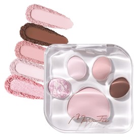 Milfee Miao Paws Eye Shadow Palette (06 Omotenburi), Cats, 5 Colors, Eye Makeup, Eye Shadow, Cosmetics, MilleFee Paw Palette