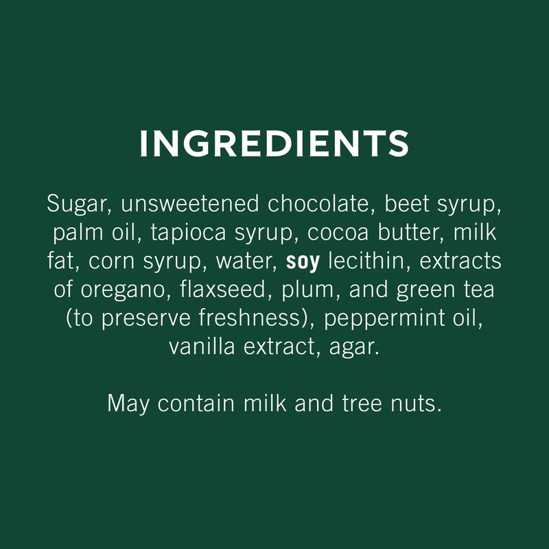 Ghirardelli Chocolate Squares, Dark and Mint Filled, 5.32 oz., (Pack