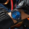 CRRJU Kajun 2172 new thin men's quartz movement business personality