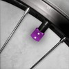 HERIS 4pcs Dice Style Tire Valve Stem Caps for Car