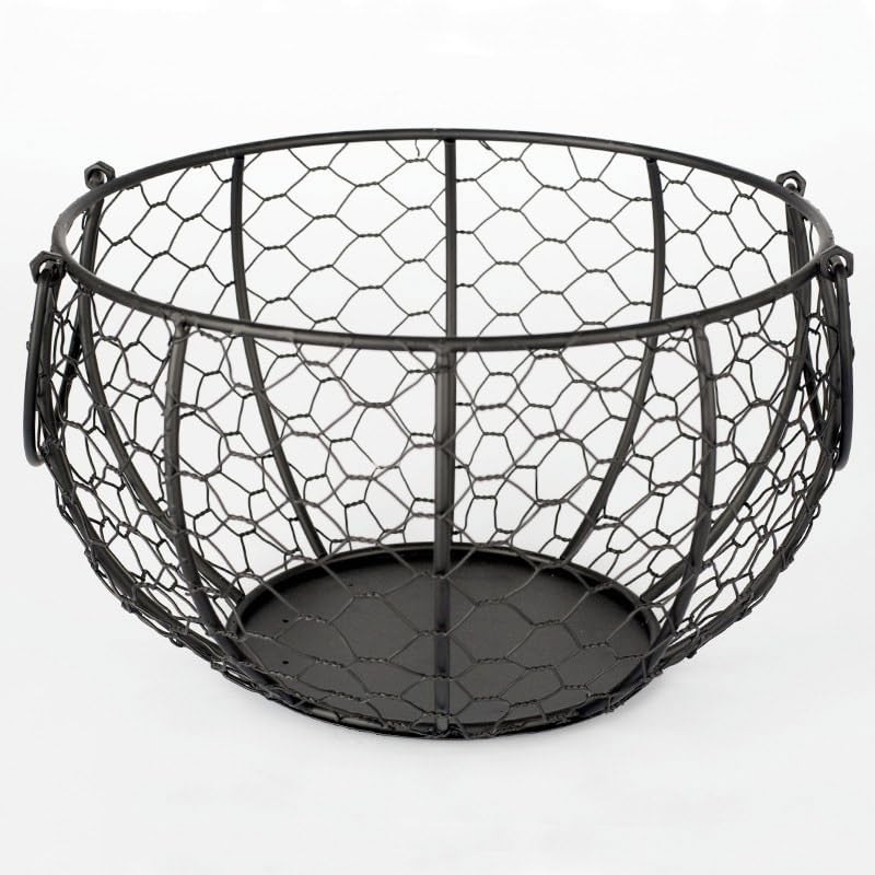 AIMALL Egg Basket, 7.87x4.72 Inch Metal Wire Fruit and Vegetable