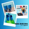 Sporti Essential Floating Swim Fins (Color) - Toddler 11-12 (YellowGreen)