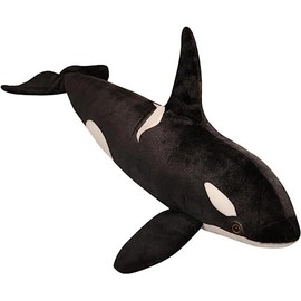 ZHONGXIN MADE Realistic Killer Whale Plush Sea Life 70cm Cute Orca Stuffed Orca Stuffed Animal for Kids, Boys and Girls..