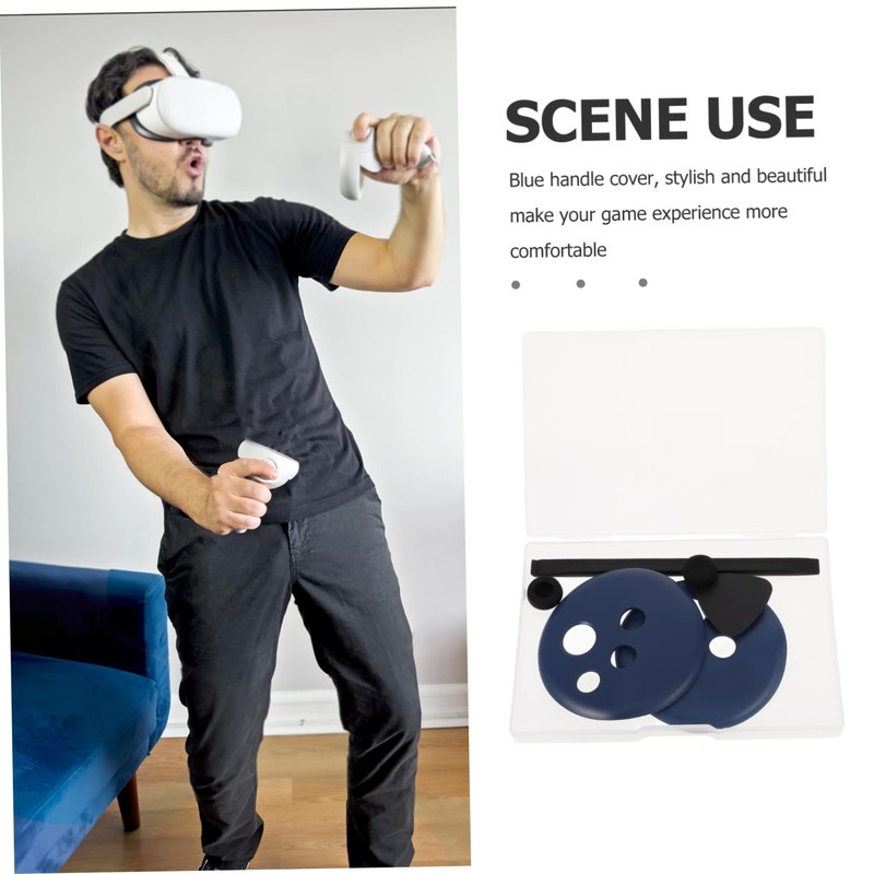 TEHAUX 1 Set VR Hand Controller Cover Replacement Kit Durable