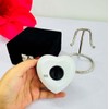 White Keepsake Urn - Mini Heart Cremation Urn for Human