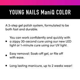 Young Nails Mani-Q Color, Pink 106, 0.33 Ounce
