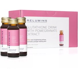 Relumins Glutathione Drink - 50mL x 10 Gluta Shot Bottles for Brighter Firm Skin