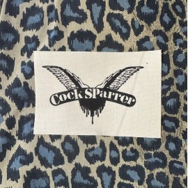 Unbranded Cocksparrer DIY Patch- Punk Crust Black Flag Leftover Crack Oi