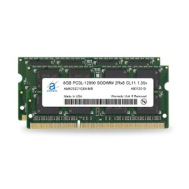 Adamanta 16GB (2x8GB) Compatible for Dell Latitude 12 Rugged Extreme 7204 Laptop DDR3 1600MHz PC3-12800 SODIMM 2Rx8 CL11 1.35v Notebook Memory Module Upgrade RAM