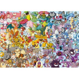 Ravensburger Puzzle 12000460 - Challenge Pokémon - 1000 Pieces Puzzle for Adults and Children from 14 Years, Pokémon Puzzle, Pokémon Gifts
