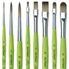 Da Vinci FIT Brush in Bamboo Mat, Green, kurzstielig