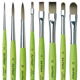 Da Vinci FIT Brush in Bamboo Mat, Green, kurzstielig