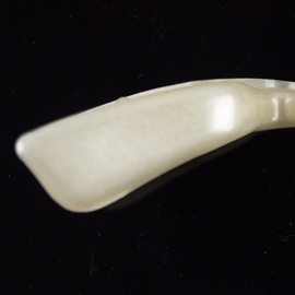 1 piece Wave Hair Slide Mini Champagne Size Small (Approx. 9 cm) Long – Made in Germany – Welovebeads