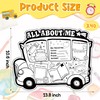 All About Me Student Posters- 40Pcs School Bus Read All