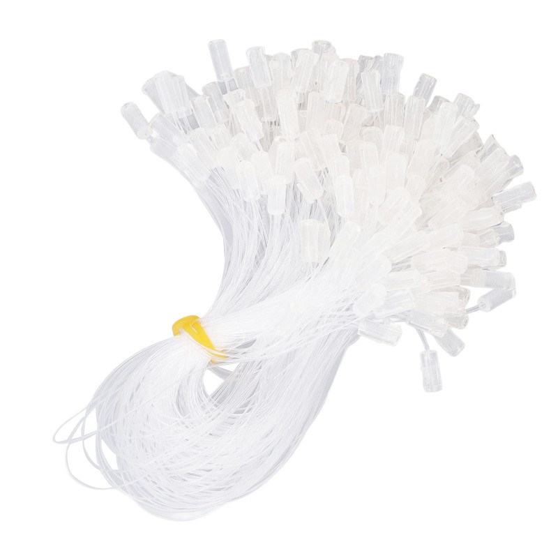 200pcs Invisible Fishing Line Elastic Wire for Hair Extensions Transparent