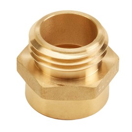 Brass 1" Female NPT to 1" Male NH Fire Hose Adapter