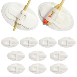 Reevnnmer 10 pcs Catheter Stabilization Devices,Self-High Adhesive Catheter Supplies for Single/DoubleTube Holder Catheter Tape Fixation Device Strap Fixing Accessories,Catheter Holder