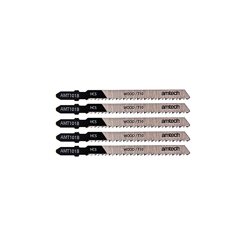Amtech M1604 5 Piece wood jigsaw blade set (AMT101B)