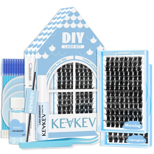 KevKev DIY Lash Extension Kit Lash Clusters Kit 2 Count