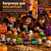NEWKIBOU Surtido 24 juguetes Halloween con cuerda – Surtido de