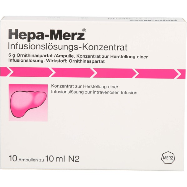 MERZ Hepa-Merz Infusionslösungs-Konzentrat, 100 ml Lösung