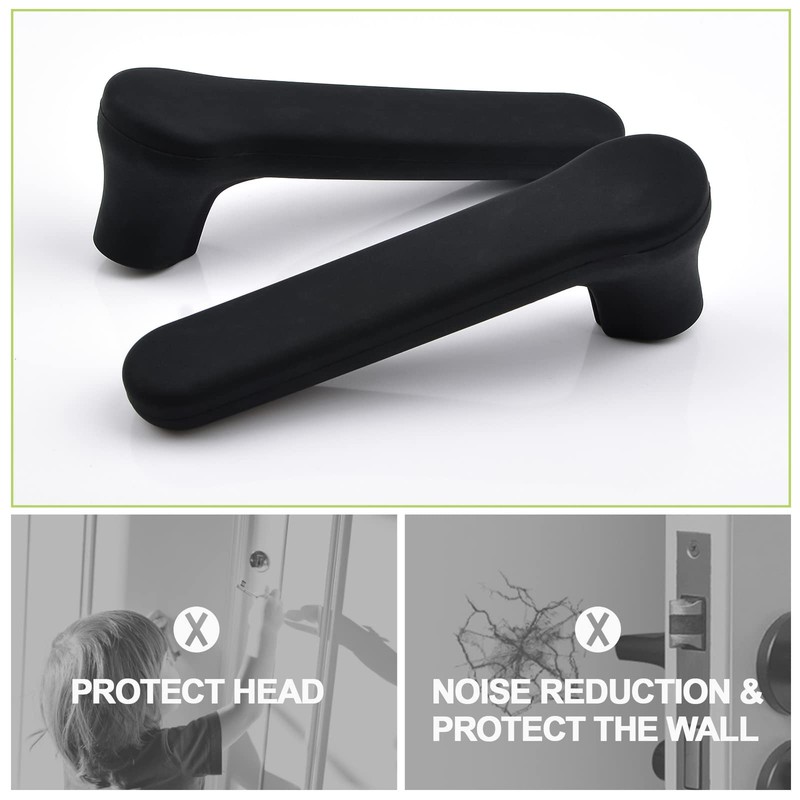 UFURMATE Door Handle Covers, 2Pcs Silicone Door Knob Covers Anti-Static