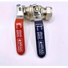 15mm Lever Valve Full BORE Action Ball Valve Compression Isolation