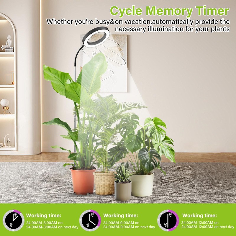 YZIXNUY Plant Lamp for Indoor Plants-Full Spectrum Plant Grow Lights