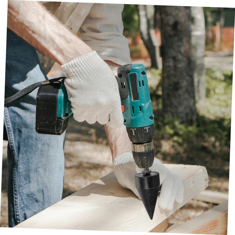 Gadpiparty Heavy Duty Wood Splitting Drill Bit Electric Drill Removable