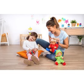 KsmToys Miniland 8.25″ 20cm Soft Body African Baby Girl Doll with Organic Cotton Clothes BPA-Free Vinyl Anatomically Correct Fully Articulated and Posable