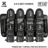HK Army 4+3 Eject Paintball Harness Pod Pack - Tigerstripe