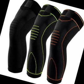 다리보호대 탄력 통기성 좋고 부드러운 스트랩 무릎 관절 보호대 [블랙/FREE(L)] Knee Joint Protector with Elastic Breathable and Soft Straps [Black/FREE(L)]