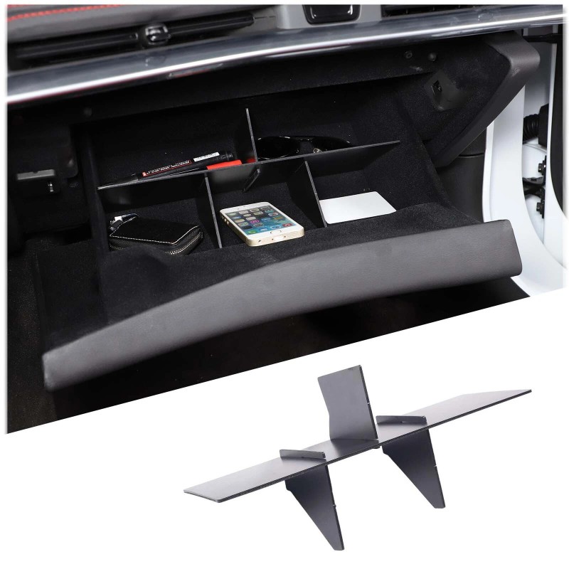 auguisy-motortrim 1pcs Glove Box Storage Organizer Insert Divider Fit For