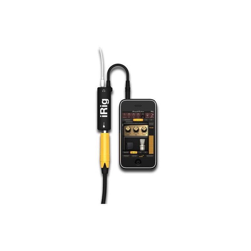 IK Multimedia AmpliTube iRig guitar adaptador de interfaz para dispositivos