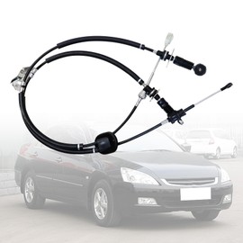 NLQR Transmission Manual Shifter Cables Compatible with Honda Accord 2003-2007 Accord Euro-R 2001-2006 TSX 2004-2008 K24 5 or 6 Speed Transmission # 54100-SDA-A01 54310-SDA-L02