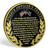 ST. Michael Police Challenge Coin Thin Blue Line Law Enforcement