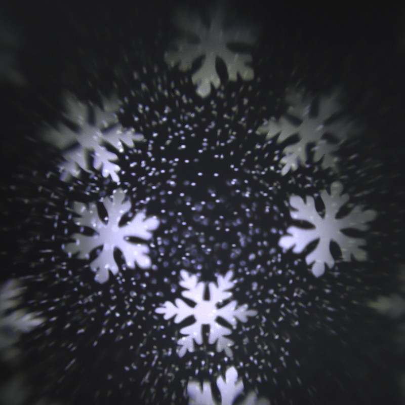 Christmas Tree Topper Projection Lamp Ornament Night Decorative Light for