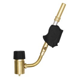Flame King YSNAX1-024CGA High Intensity Propane Torch Head with Piezo Igniter Switch for Soldering, Brazing, Plumbing, Lighting Charcoal/Fire Pits, Compatible with 1LB Cylinders, MAPP, and MAP-PRO