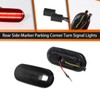 ADIIL Smoked Lens Red LED Rear Side Marker Parking Corner