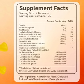 MZXDXZE Flora Plus Gummies, Advanced Vaginal Support, Vaginal Health Gummies, Ph Bala...