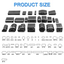 JONMON Leather One Hole Hollow Punch Cutter - 39 Shape Style Leather Craft Hole Punches Tools Set for Handmade DIY Leathercraft