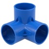 TOP-VIGOR 2Pcs 50mm 3 Way Elbow PVC Pipe Fitting, Tee